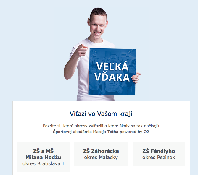 Sme vítazi Športovej akadémie Mateja Tótha