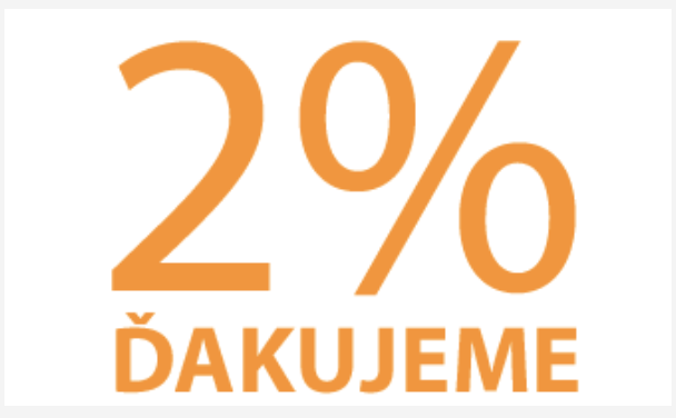 Prosba o podporu školy 2 % Vašich daní
