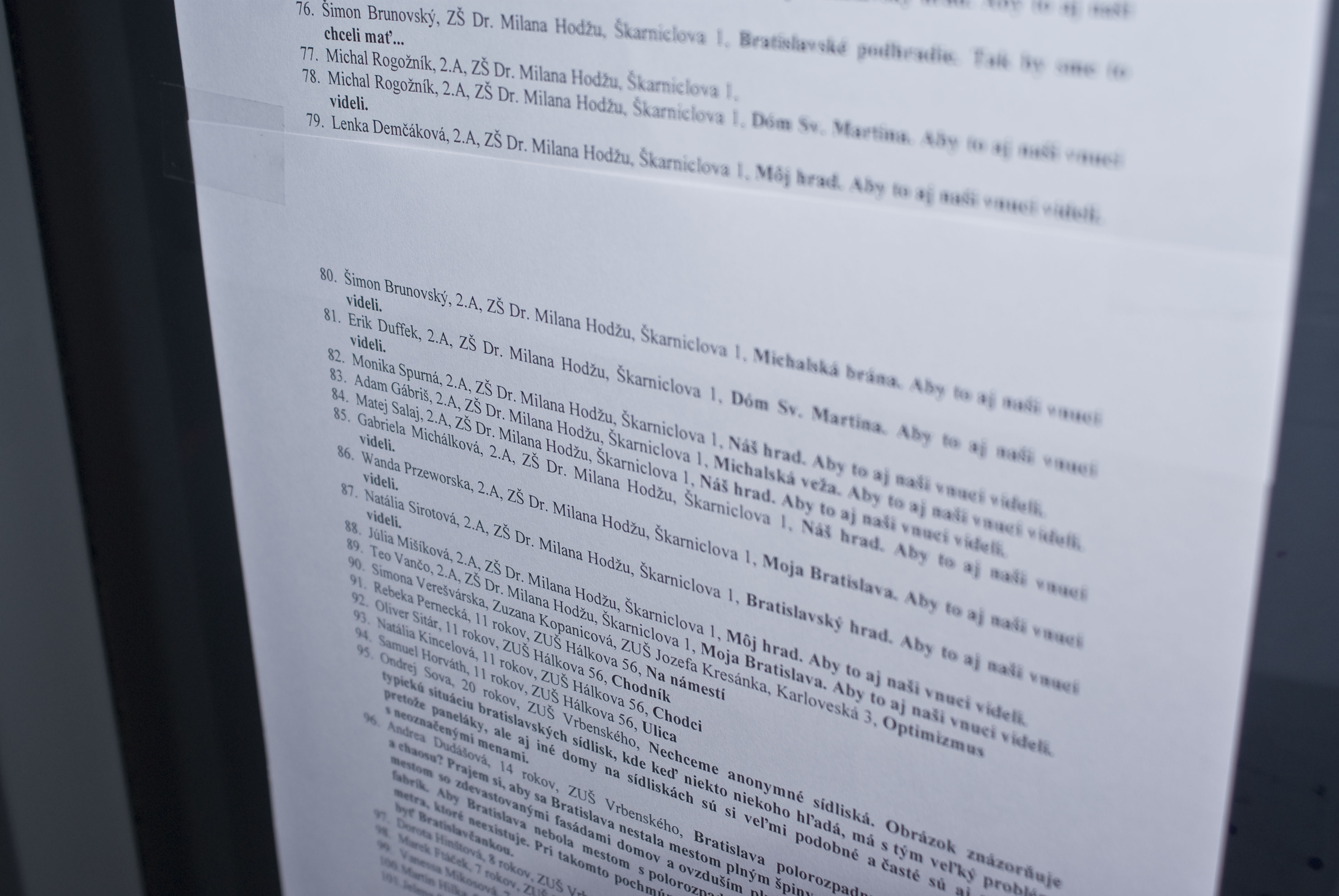 Výstava – Bratislava objektívom detí a mládeže