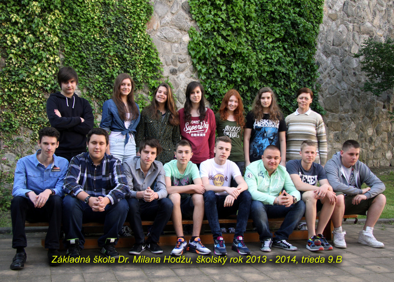 Spoločné fotografie tried a učiteľov v roku 2013/2014