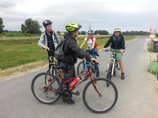 Výlet na bicykloch do Rusoviec
